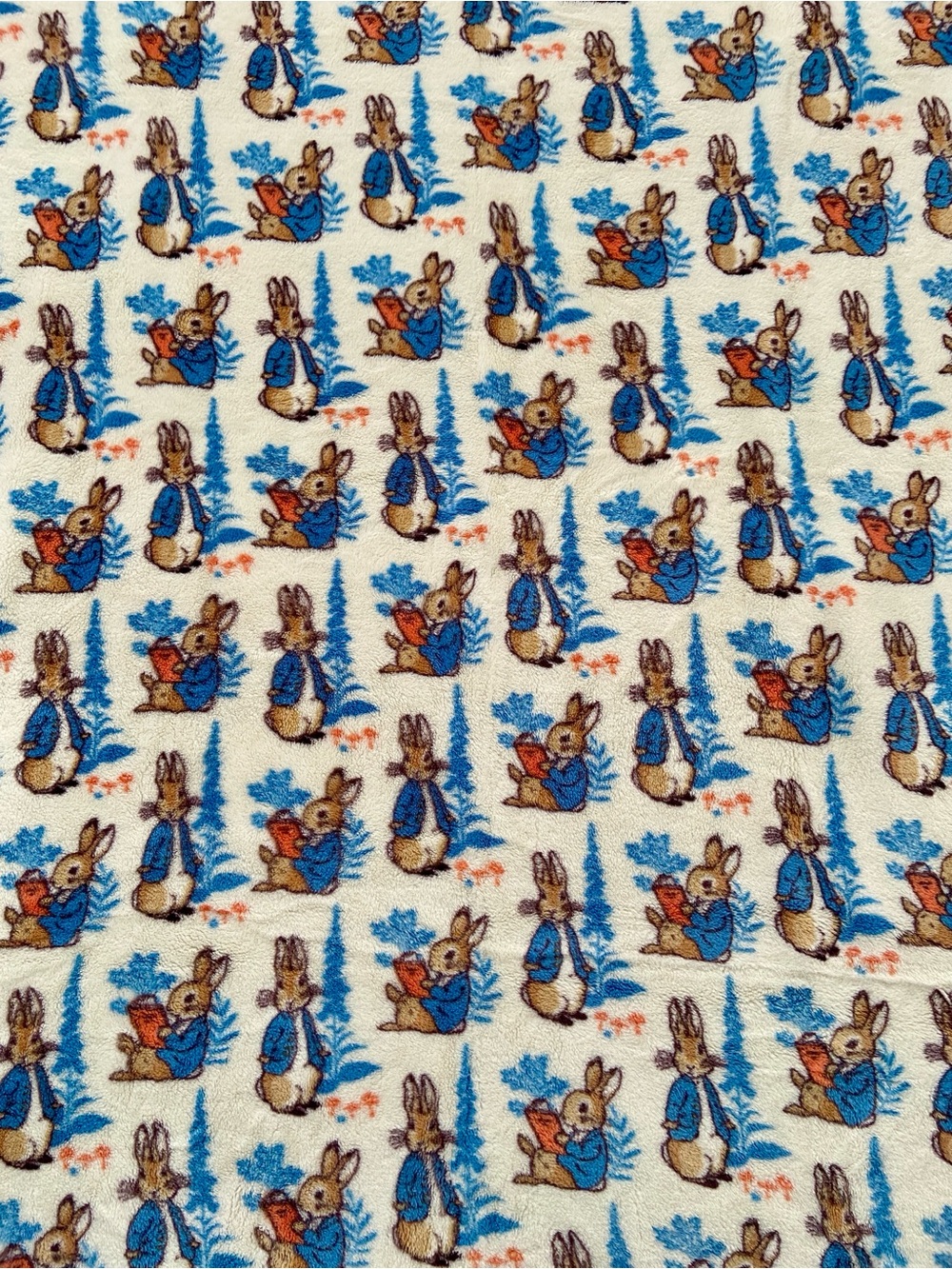 Peter Rabbit Reading Decorative Throw Beatrix Potter Easter Spring Throw - Picture 4 of 11